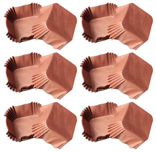 FSSTUD 1000 Pcs Small Square Cupcake Liner Holders Mini Baking Cups Paper Muffin Liners Wedding Cupcake Wrappers Cases Party Dessert Snack Liners Decorative Cup Cake Liners for Bridal Shower Coffee