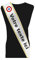 Générique Echarpe de Miss ou Mister à Personnaliser avec Franges. Personnalisable avec photo, texte, cocarde et options.