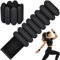 Lot de 2 Poids réglables noir 2 * 480g Poids réglables poignet cheville pour jogging aérobic yoga musculation