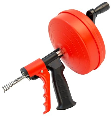 CISSIYOG Spirale per la pulizia dei tubi, 10 m, spirale per la pulizia dei tubi, spirale extra lunga, inclusa a spirale, per la pulizia dei tubi, per la cucina, il lavandino, la doccia