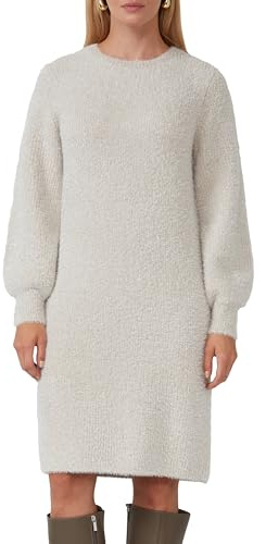 s.Oliver Flauschiges Strickkleid mit Glitzergarn