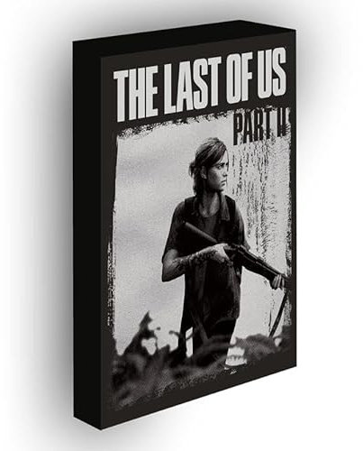Menkind The Last of Us Part II LED Light Up Canvas 30 cm x 40 cm Poster Box Wall Art