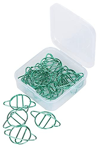 Planet Shape Funny Paper Clips for Document Organizing Bookmarks Calendar Markers Cute Stationery Supplies