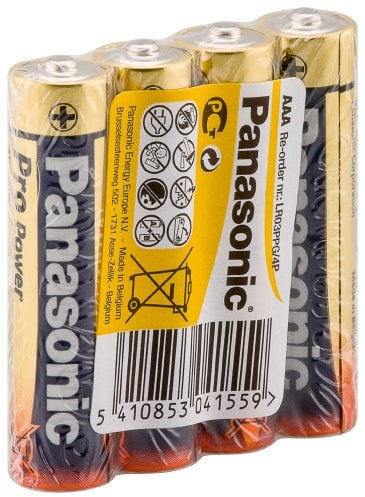 Panasonic 2718 Pro Power LR03 AAA Batteria, Multicolore