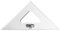 Geodreieck, 45 Grad 3 Rand, 21 cm, Transparent, hartbeschichtet