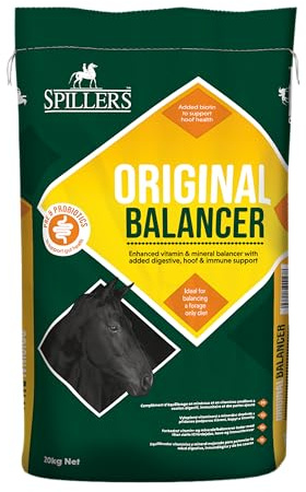 SPILLERS Original Balancer Horse Feed (20kg) | Horse Feed to Provide a Balanced Diet for Horses and Ponies, Supports Immune and Hoof Health, Contains Biotin, No Added Iron