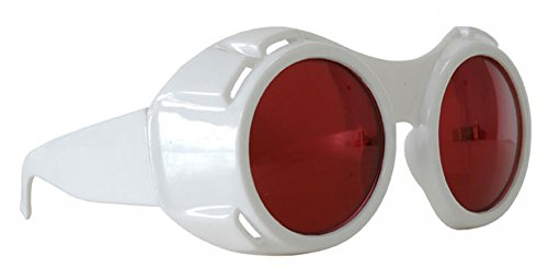 MyPartyShirt Weiße Hyper Vision Brille Willy Wonka Sonnenbrille Kostüm Depp Movie Erwachsene