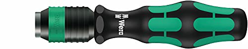 Wera 05051272001 813 R Bit-Handhalter mit Rapidaptor Schnellwechselfutter, 1/4 Zoll x 90 mm, 1 Stück