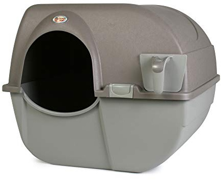 Omega Paw - Roll'n Clean - Bac à litière autonettoyant - Chat moins de 6 kgs