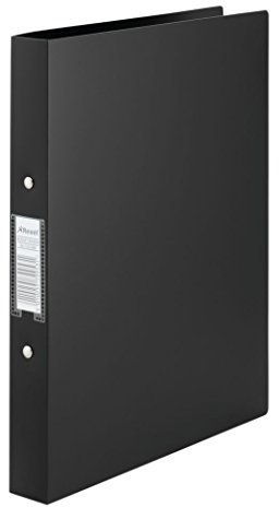 Rexel A4 Ring Binder, Black, 25 mm 2 O-Ring Diameter