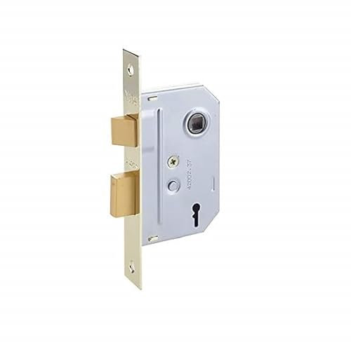 Yale 2 Lever Mortice Basic Security, Brass Finish, 3 Inch/76 mm