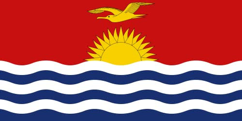 magFlags Bandiera XXL Kiribati | Bandiera Paesaggio | 3.375 m² | 150x225cm