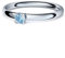 Weißgold Ring Aquamarin 750 + inkl. Luxusetui + Aquamarin Ring Weißgold Aquamarinring Weißgold (Weißgold 750) - Concinnity Amoonic Schmuck Größe 60 (19.1) AM161 WG750AQFA60