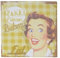 condecoro Nostalgie Wandbild - Bakery Baked Goodies - Shabby Vintage Schild gelb