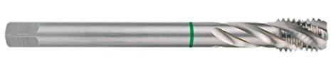 RUKO 263014E - Macho de roscar para máquinas G DIN 5156, HSS Co 5, rectificado - Tipo C, G 1/4 - Rp 1/4