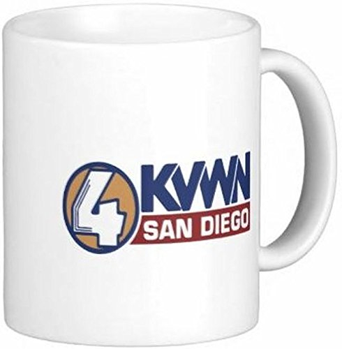 Quick Mugs 2 U Kaffeetasse mit Kanal 4 Kvwn Logo, Keramik, 325 ml