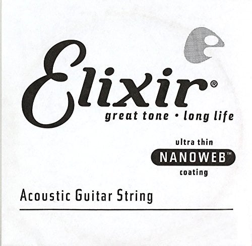 Cordes Elixir® à l'unité en Phosphore Bronze pour guitare acoustique avec revêtement NANOWEB® (.052)