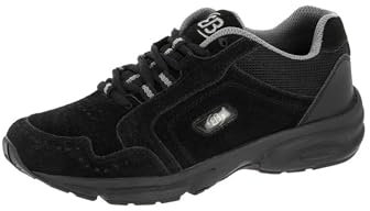 Brütting Women's Circle Nordic Walking Shoes, Black (Schwarz/Silber Schwarz/Silber), 10.5 UK