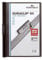 Durable Klemmmappe A4 (Duraclip Original 60, Hartfolie, bis 60 Blatt A4) 5 Stück, schwarz, 223801