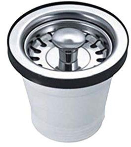 Bonomini PILETTA CON CESTELLO PER LAVELLI IN ACCIAO INOX - Diam. 70