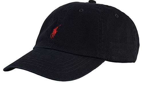 Ralph Lauren Polo Baseballkappe mit Pony - Schwarz - Einheitsgröße