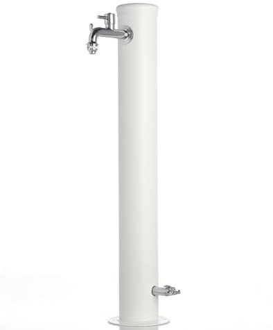 Fontana da Giardino con Doppio Rubinetto Belfer 42/ARR Bianco