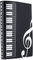 WOGOD Music Sheet File Paper Documents Storage Folder Holder Plastic.A4 Size,40 Pockets (Black)