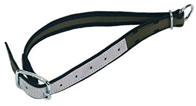 Kerbl Halsband 85x4cm, mit Ovalring und D-Ring