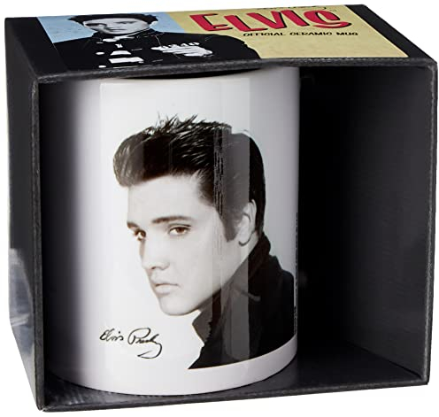 Elvis Presley Kaffeetassen, Keramik, Mehrfarbig, 1 Stück (1er Pack)