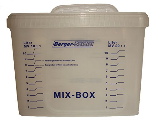 Berger-Seidle Mix-Box Eimer mit Deckel zum Versiegeln, 15 Liter, Parkettböden Holz