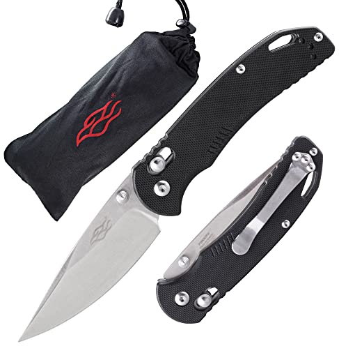 Ganzo Messer G7531 Grifffarbe: Schwarz - Klingenlänge: 8,9 cm - Verschlussart: G-Lock - Klingenstahl: 440C rostfreier Edelstahl