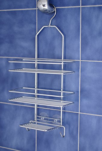 Euroshowers 583-90 Duschablage Satina 3 Böden zum Hängen 43 x 25 cm Chrom