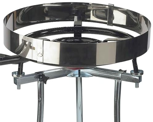 VAELLO - Paravent à Réchaud à Gaz en Inox - Adapté aux Brûleurs et Réchauds à Paella de Ø 70 à 100 cm - Accessoire Cuisine Extérieure, Camping, Pique-Nique