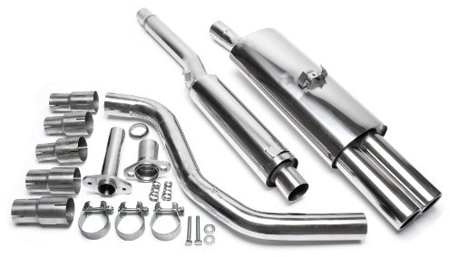 TA Technix Edelstahlanlage 2x76mm VW Polo III