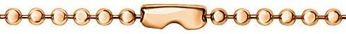 Quiges Eligo Jewellery Roségold Kugelkette 90cm für Eligo Münze/Moneda Anhängers