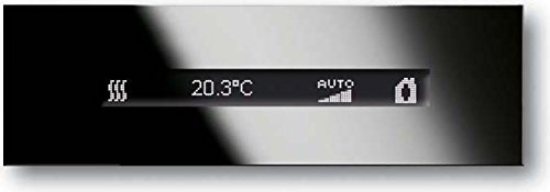 Busch-Jaeger Abschlussleiste Oben 6351/08-825 Glas schwarz RTR Busch-Prion Sensoren Bussystem-Raumtemperaturregler 4011395198414