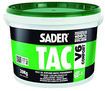 Colle acrylique sol SADERTAC V6 CONFORT - 1 Kg