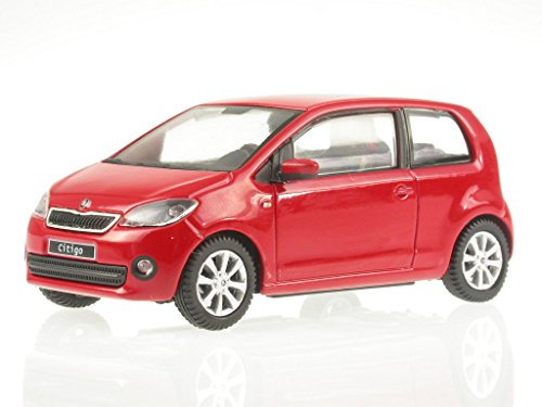 Abrex Skoda Citigo 3-Türer Tornadorot Modellauto 143AB-021BS 1:43
