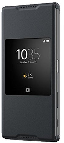 Sony Etui fenêtre Style-up pour Xperia Z5 Noir
