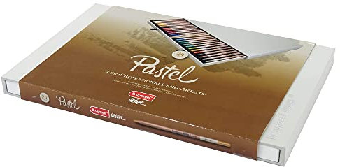 Bruynzeel Design Professional Pastel Pencil Set of 24 Colors in Box | Lápices de artista para dibujar, esbozar y colorear