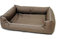 Bett Paula Dunkelbeige, 100 cm