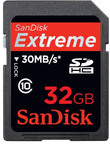 SanDisk Extreme SDHC 32GB Speicherkarte (Retailverpackung)