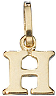 Jobo Anhänger Buchstabe H 333 Gold Gelbgold Buchstabenanhänger