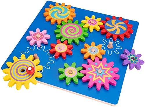 New Classic Toys - 10525 - Zahnradpuzzle