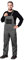 REIS MMSNB_46 Multi Master Schutzlatzhose | Latzhose Herren, Arbeitslatzhosen Männer | Grau-Schwarz | 46 Größe