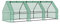 Homcom Invernadero Pequeño con Ventanas - Color Verde - Tubos de Acero y PE 140 g/m2-270x90x90cm