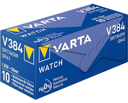 Varta 48014 SR41 (384) - piles bout onoxyde de zinc argent 1 55 V