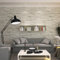 HANMERO Papier Peint Motif de Pierre Brique Moderne 3D Vinyle pour Salon Chambre TV Fond, Gris Clair-10m*0.53m-4 Couleurs au Choix
