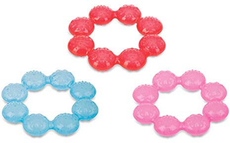 Nûby Anneaux de dentition réfrigérants Ice-gel +3mois - Modèle aléatoire