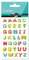 Maildor 560522C Packung mit Stickers Cooky 3D, 1 Bogen, 7,5 x 12 cm, ideal zum Dekorieren, Sammeln oder Verschenken, 1 Pack, Alphabet